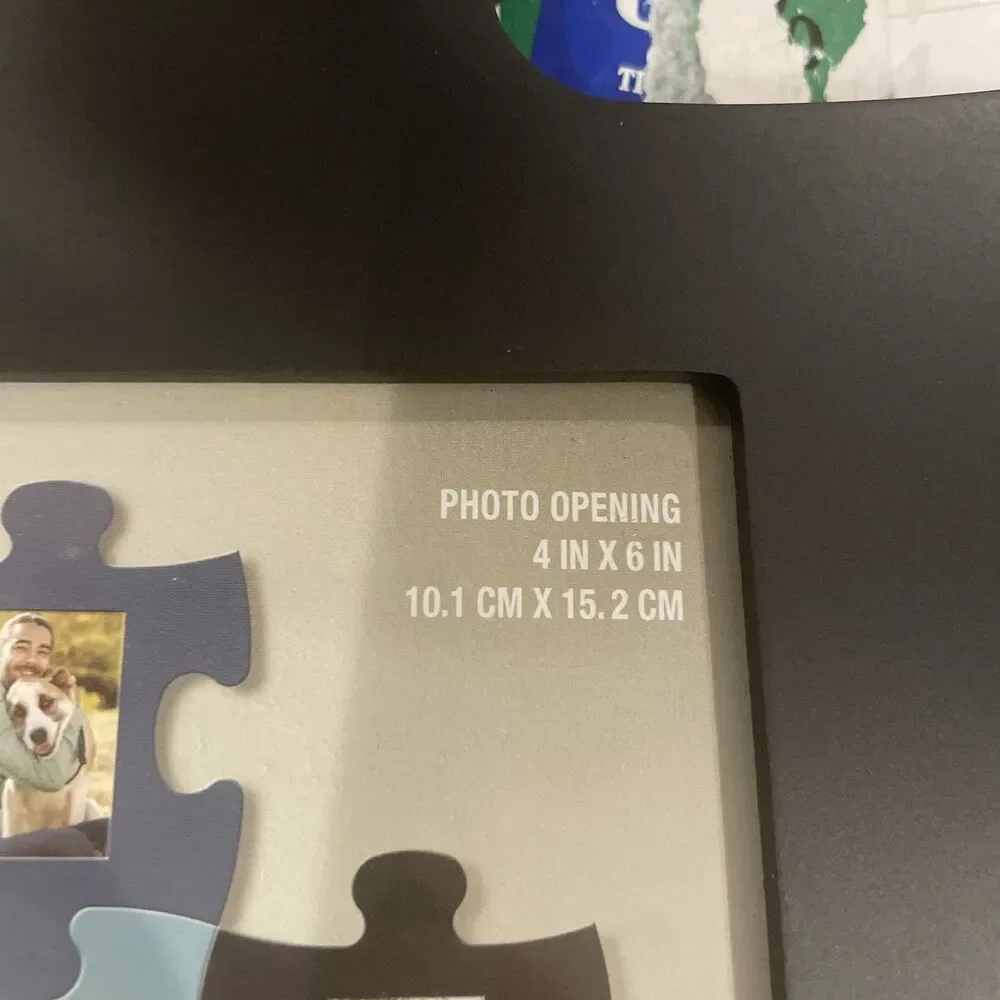 Wallverbs Puzzle Piece Picture Frame 4 X6 Black